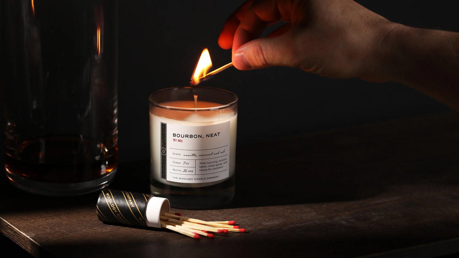 Whiskey Scented Candles