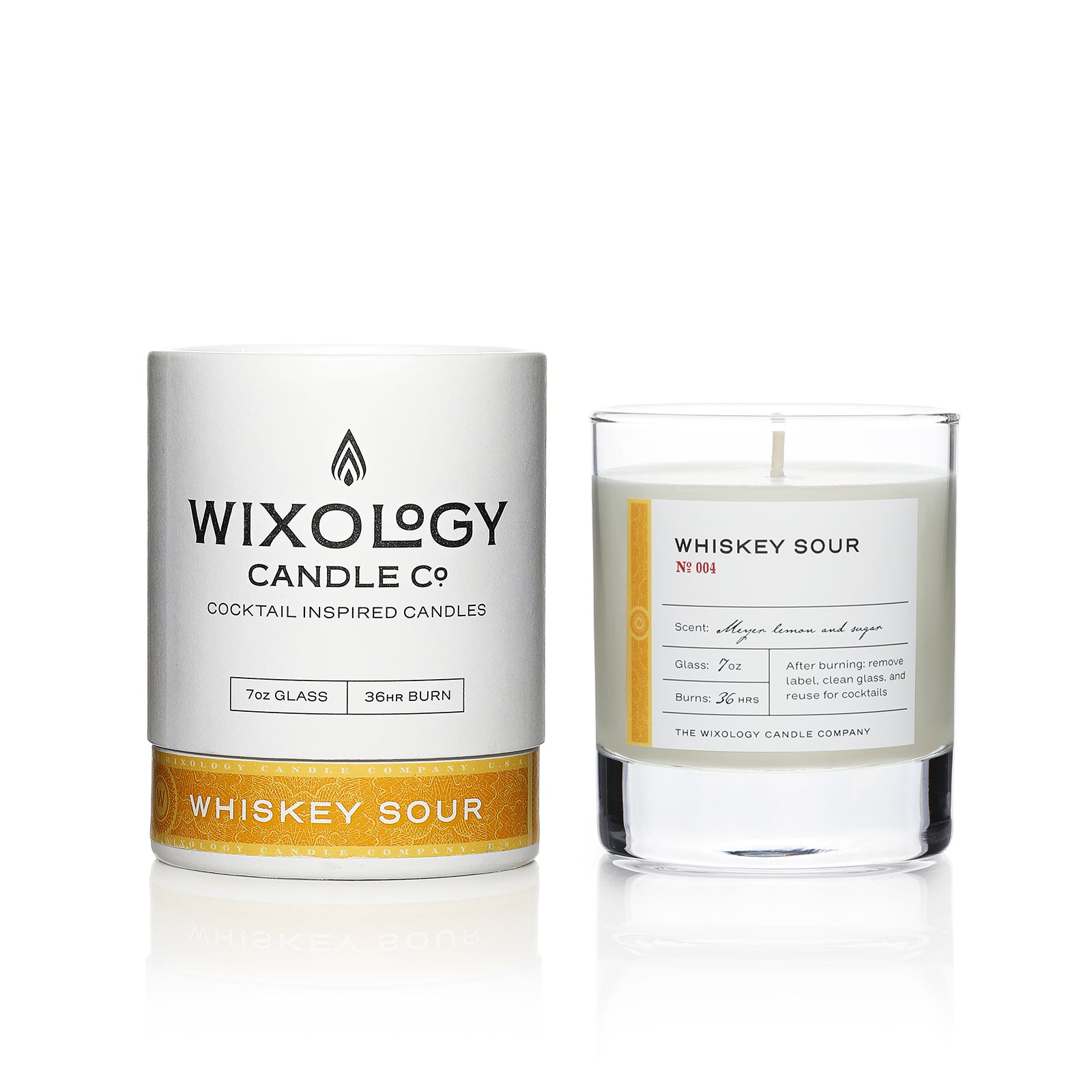 Bourbon, Neat Candle (7 oz. glass) – Wixology Candle Company